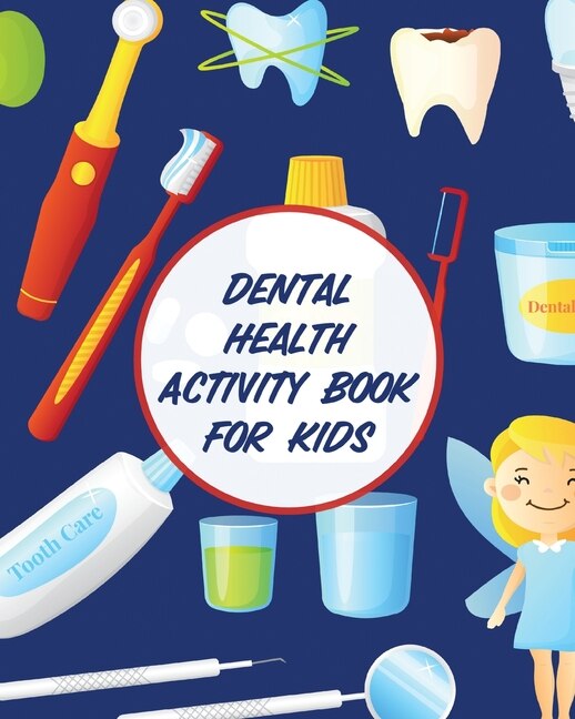 Front cover_Dental Health Activity Book For Kids