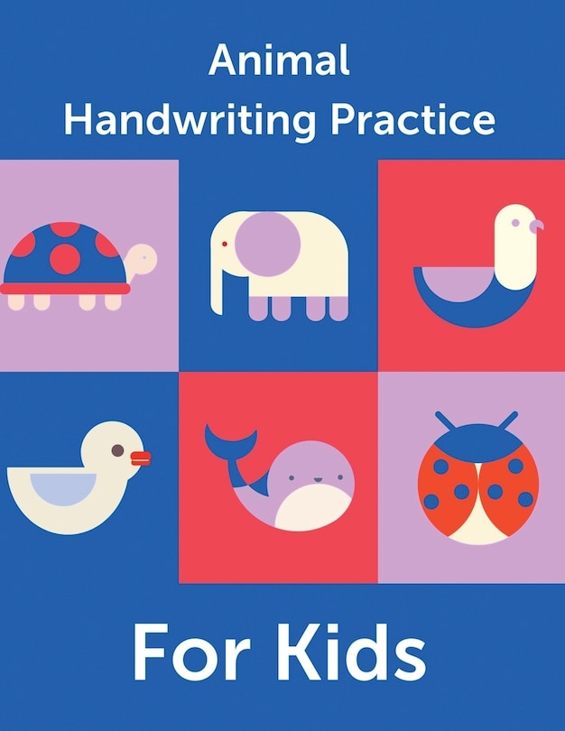 Front cover_Animal Handwriting Practice For Kids