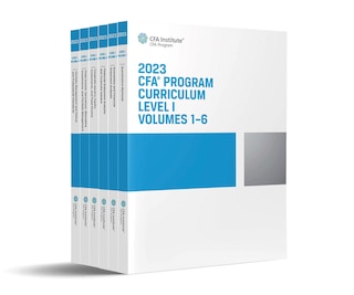 Couverture_2023 Cfa Program Curriculum Level I Box Set