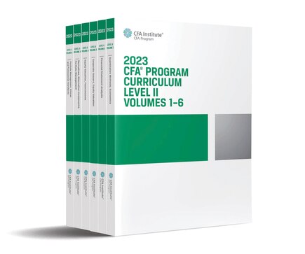 2023 Cfa Program Curriculum Level Ii Box Set