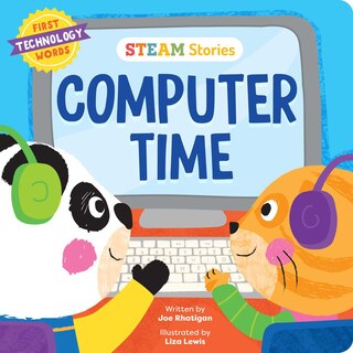 Front cover_STEAM Stories Computer Time (First Technology Words)