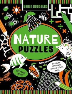 Couverture_Brain Boosters Nature Puzzles (with Neon Colors) Learning Activity Book For Kids
