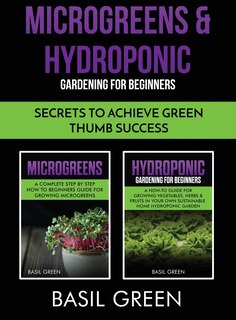 Front cover_Microgreens & Hydroponic Gardening For Beginners