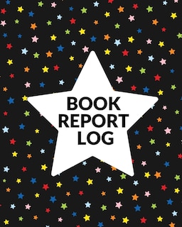 Front cover_Book Report Log Book For Kids