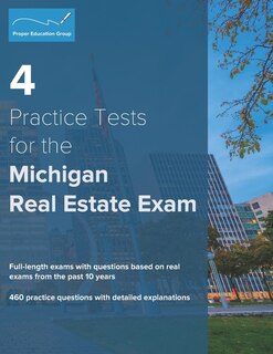 Front cover_4 Practice Tests For The Michigan Real Estate Exam