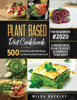 Couverture_Plant Based Diet Cookbook for Beginners #2020