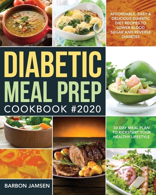 Front cover_Diabetic Meal Prep Cookbook #2020
