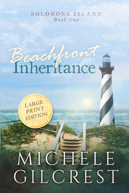 Front cover_Beachfront Inheritance Large Print (solomons Island Book One)
