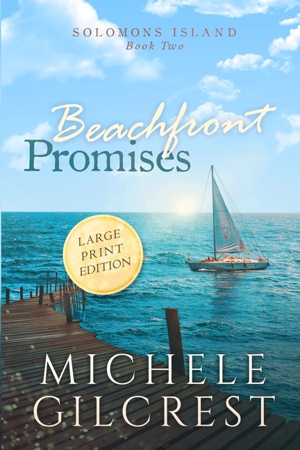 Couverture_Beachfront Promises Large Print (Solomons Island Book Two)