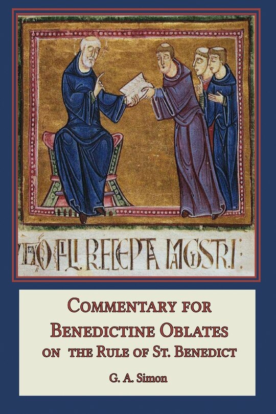 Couverture_Commentary for Benedictine Oblates