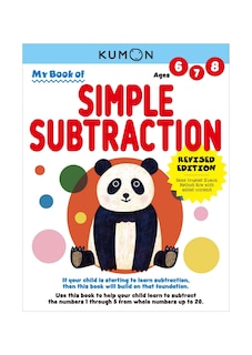 Couverture_Kumon My Book of Simple Subtraction