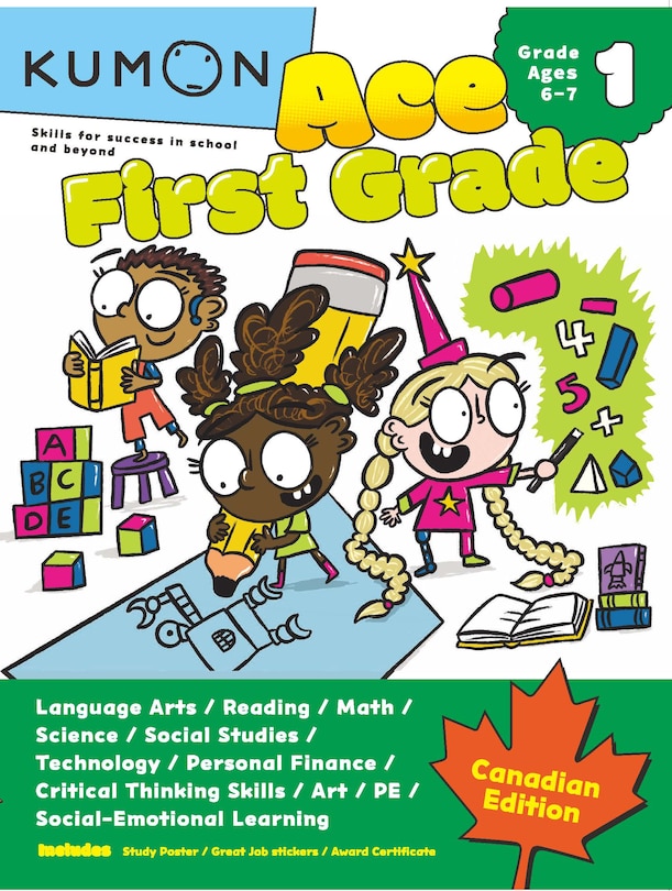 Front cover_Kumon Ace First Grade Canada