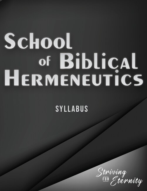 Couverture_School of Biblical Hermenutics