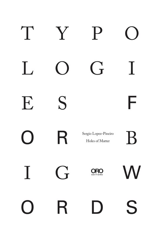 Front cover_Typologies For Big Words