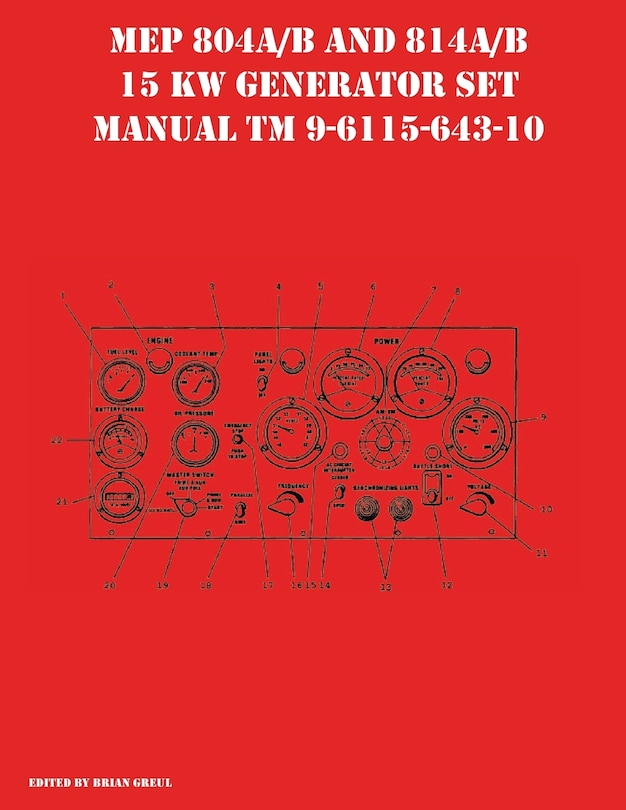 Couverture_MEP 804A/B and 814A/B 15 KW Generator Set Manual TM 9-6115-643-10