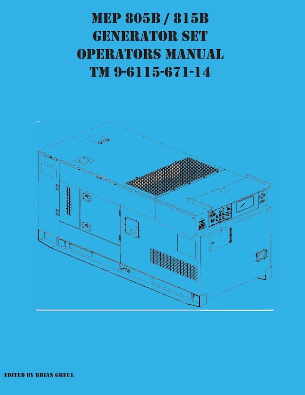 Front cover_MEP 805B / 815B Generator Set Operators Manual TM 9-6115-671-14