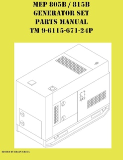 Couverture_MEP 805B / 815B Generator Set Repair Parts Manual TM 9-6115-671-24P