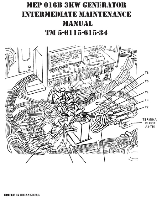 Front cover_MEP 016B 3KW Generator Intermediate Maintenance Manual TM 5-6115-615-34