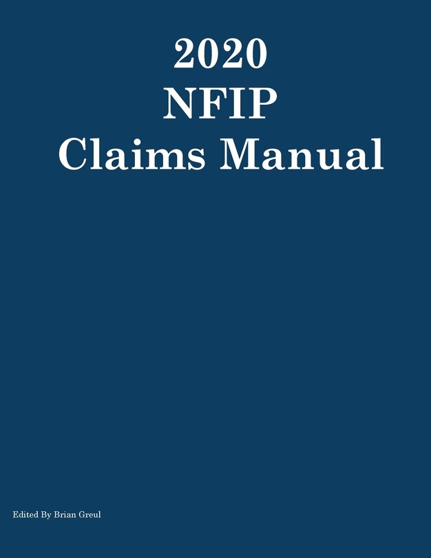 Couverture_2020 NFIP Claims Manual