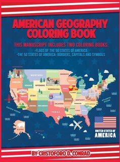 Front cover_American Geography Coloring Book