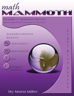 Front cover_Math Mammoth Grade 1 Answer Keys (Canadian Version)
