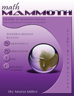 Couverture_Math Mammoth Grade 2 Answer Keys (Canadian Version)