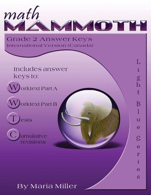 Couverture_Math Mammoth Grade 2 Answer Keys (Canadian Version)