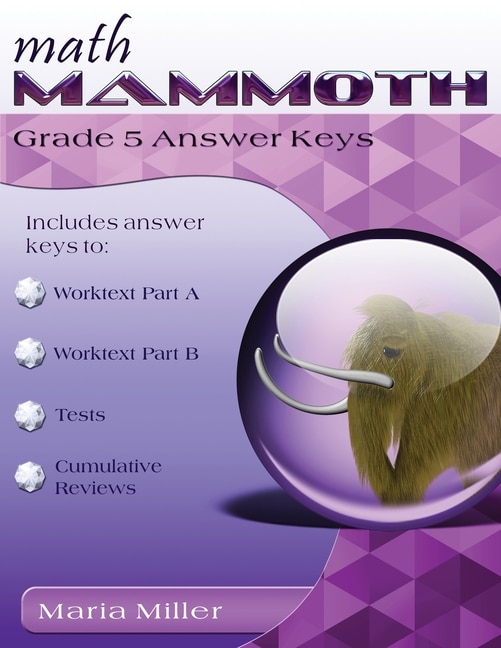 Front cover_Math Mammoth Grade 5 Answer Keys
