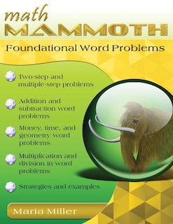Couverture_Math Mammoth Foundational Word Problems