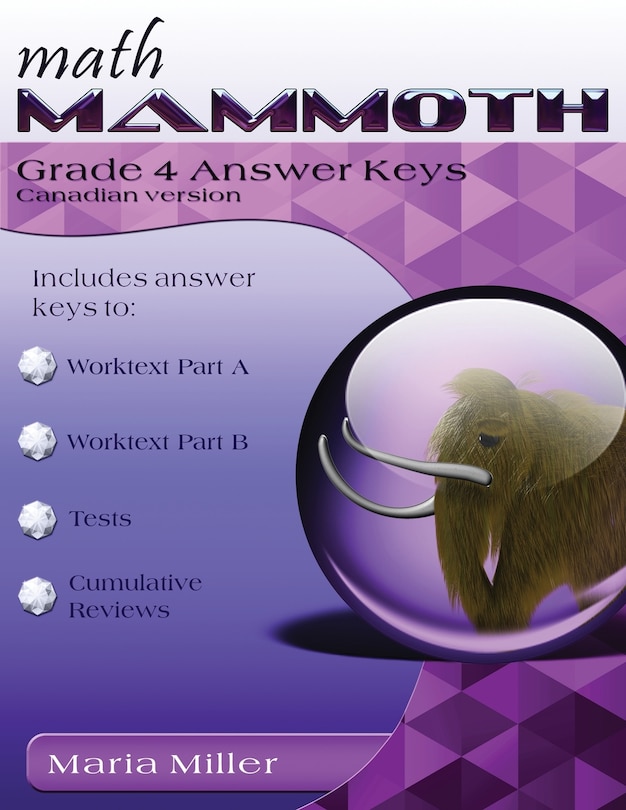 Couverture_Math Mammoth Grade 4 Answer Keys, Canadian Version