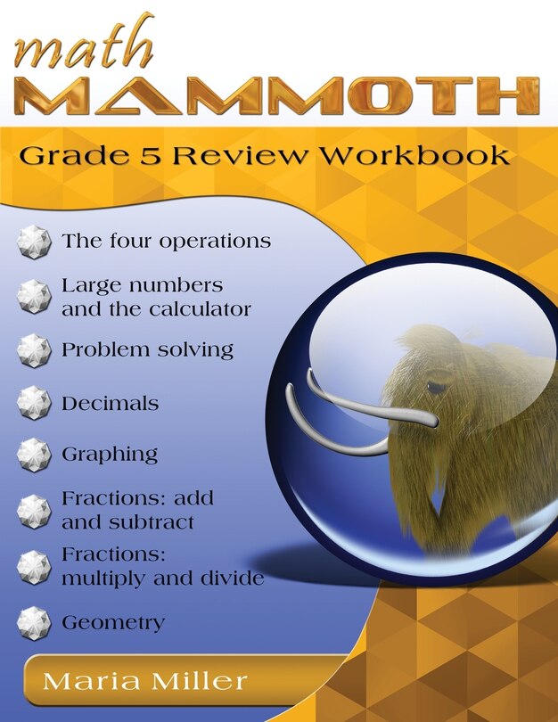Front cover_Math Mammoth Grade 5 Review Workbook