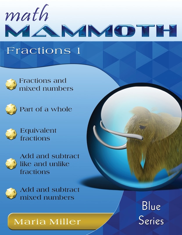 Front cover_Math Mammoth Fractions 1