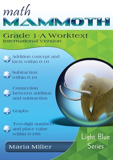 Couverture_Math Mammoth Grade 1-A Worktext, International Version
