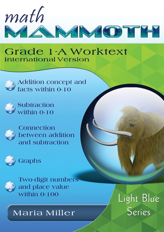 Couverture_Math Mammoth Grade 1-A Worktext, International Version