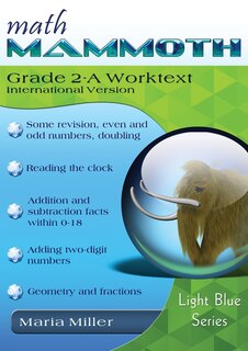 Couverture_Math Mammoth Grade 2-A Worktext, International Version