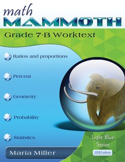 Front cover_Math Mammoth Grade 7-B Worktext
