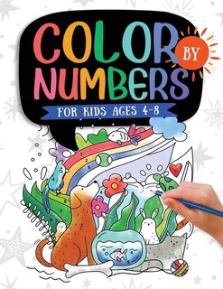 Front cover_Color by Numbers For Kids Ages 4-8