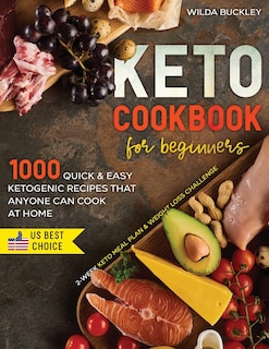 Front cover_Keto Cookbook for Beginners
