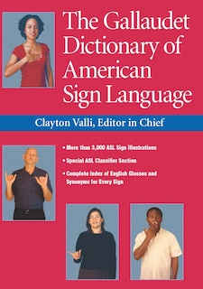 Front cover_The Gallaudet Dictionary of American Sign Language