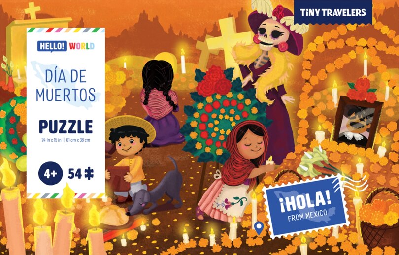 Front cover_Tiny Travelers Puzzle: Día de Muertos