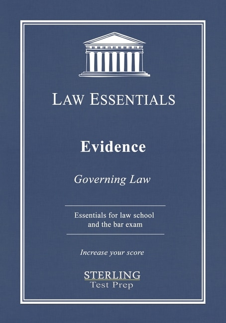 Front cover_Evidence, Law Essentials