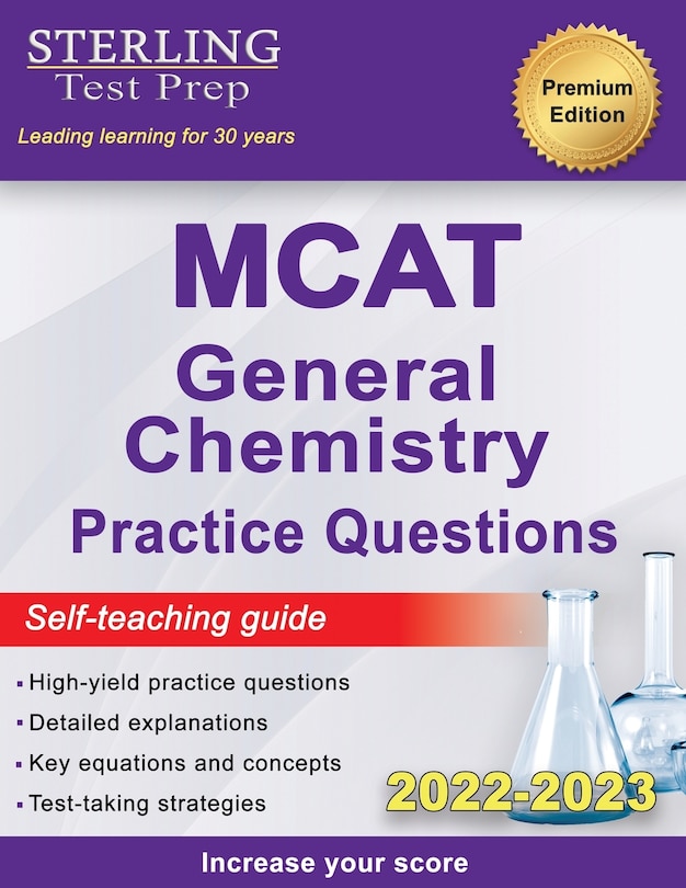 Couverture_Sterling Test Prep MCAT General Chemistry Practice Questions