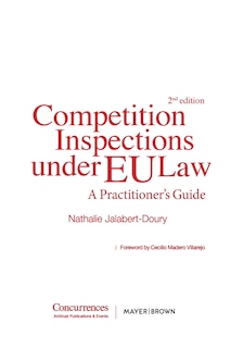 Couverture_Competition Inspections under EU Law - 2nd ed.