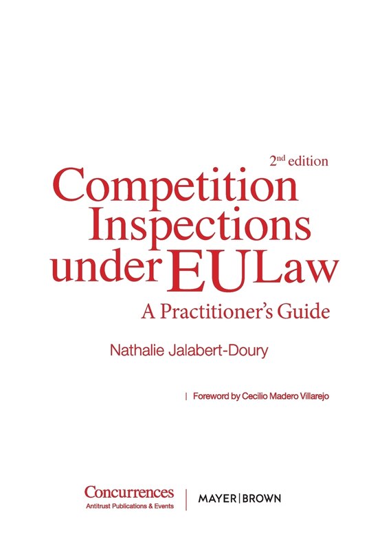 Couverture_Competition Inspections under EU Law - 2nd ed.
