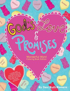 Front cover_God's Love & Promises - Single-sided Inspirational Coloring Book with Scripture for Kids, Teens, and Adults, 40+ Unique Colorable Illustrations