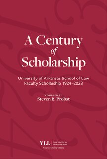 Front cover_A Century of Scholarship