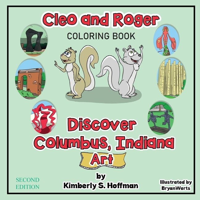 Couverture_Cleo and Roger Discover Columbus, Indiana - Art (Coloring book)