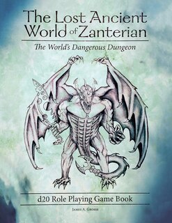 Front cover_The Lost Ancient World of Zanterian d20 Role Playing Game Book
