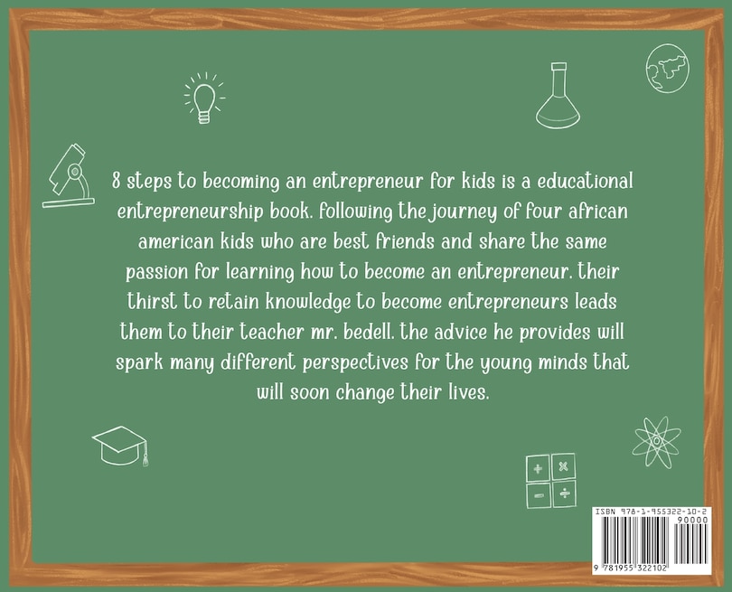 Front cover_8 Steps to Becoming an Entrepreneur for Kids