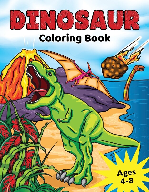 Front cover_Dinosaur Coloring Book